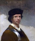 欧洲12-19世纪油画五_FABRITIUS, Carel - Young Man in a Fur Cap